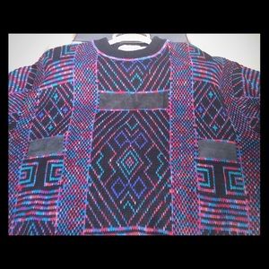 Vintage Aztec print multicolored Mcgregor sweater